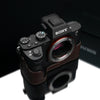 Gariz Brown Leather Camera Half Case XS-CHA7IIBR for Sony Alpha A7II A7RII Mark II
