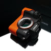 Gariz Orange Leather Camera Half Case XS-CHA7IIOR for Sony Alpha A7II A7RII Mark 2