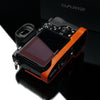 Gariz Orange Leather Camera Half Case XS-CHA7OR for Sony Alpha A7 A7R A7S