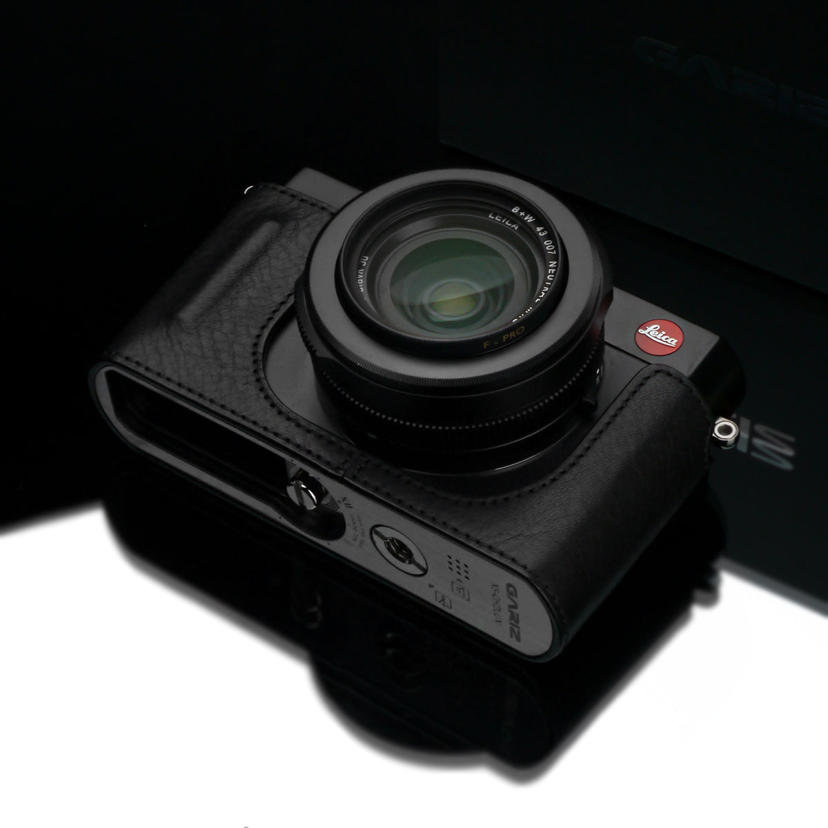 Gariz Leica D-LUX Black Leather Camera Half Case HG-DLUXBK