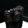 Gariz Leica D-LUX Brown Leather Camera Half Case HG-DLUXBR