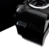 Gariz Black Leather Camera Half Case for Canon EOS M6 XS-CHEOSM6BK