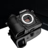Gariz XS-CHG9BK Leather Camera Half Case Black for Panasonic Lumix DC-G9 G9
