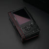 Gariz XS-CHGRIIBKR Black Red Stitching Genuine Leather Half Case for Ricoh GR II