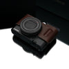 Gariz Sony RX100 MK3 / MK4 Brown Leather Camera Half Case HG-RX100M3BR