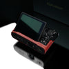 Gariz Sony RX100 MK3 / MK4 Red Leather Camera Half Case HG-RX100M3R (Grip Version)