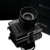 Gariz HG-RX1BK Black Leather Camera Half Case for Sony RX1 RX1R with Hand Grip + Cap Fix