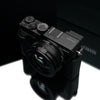 Gariz Black Leather Camera Half Case XS-CHLX100BK for Lumix LX100