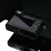 Gariz Black Leather Camera Half Case XS-CHLX100BK for Lumix LX100