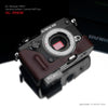 Gariz HG-PENFBR Camera Half Case Brown for Olympus PEN-F