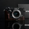 Gariz HG-PENFBR Camera Half Case Brown for Olympus PEN-F