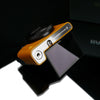Gariz HG-RX100M6MT Leather Camera Half Case Mustard for Sony RX100M6 RX100VI