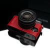 Gariz Red Leather Camera Half Case HG-RX1R2R for Sony DSC-RX1RII Case