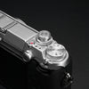 Gariz Sticker Type Soft Button Silver XA-SBA5 for Sony, Fuji, Canon, Nikon, Lumix, Leica.