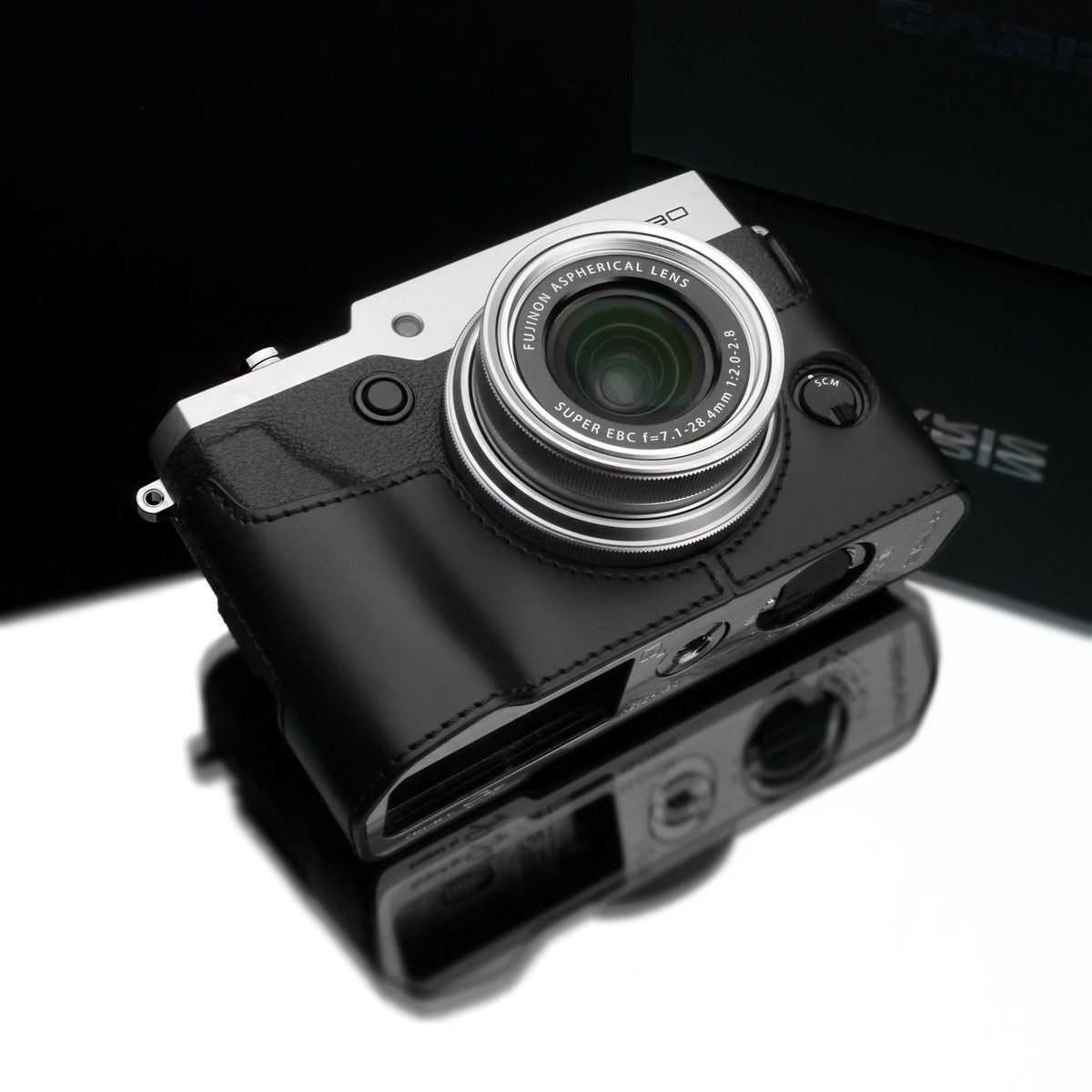Gariz Black Leather Camera Half Case XS-CHX30BK for Fujifilm X30 Fuji X30