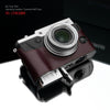 Gariz Brown Leather Camera Half Case XS-CHX30BR for Fujifilm X30 Fuji X30