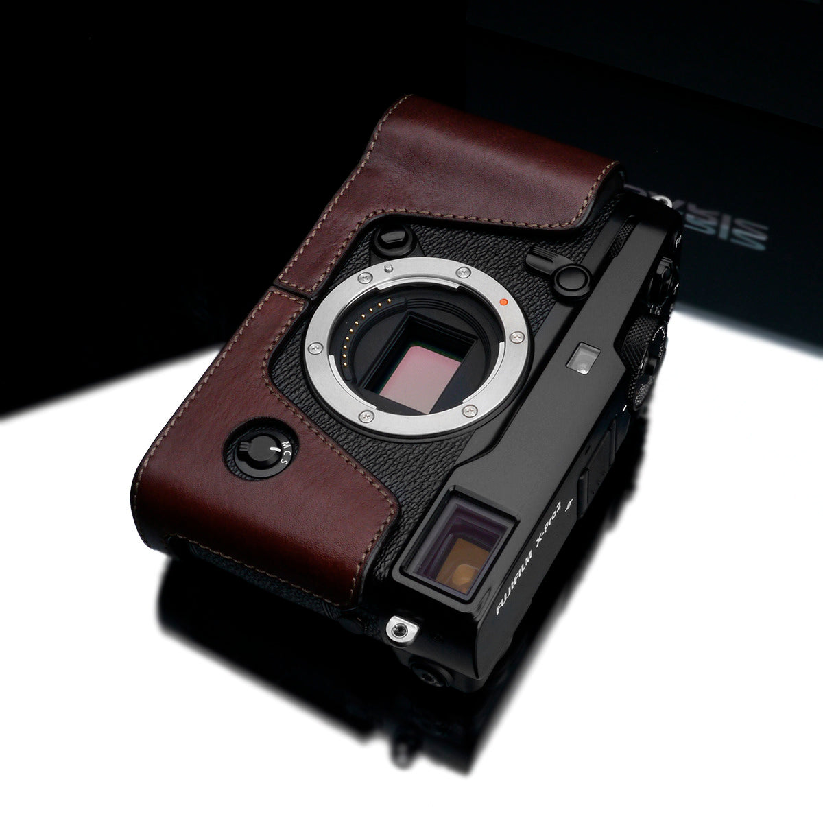 Gariz XS-CHXP2BR Brown Leather Camera Half Case for Fujifilm Fuji X-Pro2