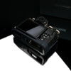 XS-CHXT100NV Leather Navy Camera Half Case w/ Capfix for Fujifilm X-T100