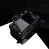 XS-CHXT100NV Leather Navy Camera Half Case w/ Capfix for Fujifilm X-T100