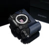 Gariz XS-CHXT2NV Navy Genuine Leather Half Case for Fujifilm Fuji X-T2 / X-T3
