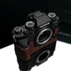 Gariz XS-CHXT4BR Brown Leather Camera Half Case for Fujifilm X-T4