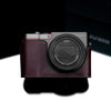 Gariz XS-CHZS110BR Leather Camera Half Case Brown for Panasonic Lumix ZS110