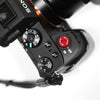 Gariz Black Leather Half Case + Strap + Shutter Button Kit for Sony A7II A7RII A7SII