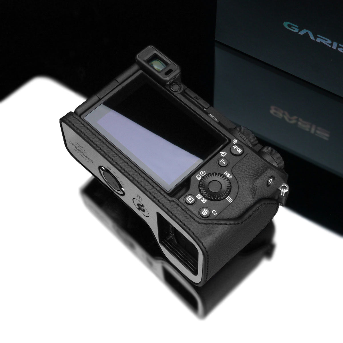 Gariz Black XS-CHA6700BK Genuine Leather Half Case for Sony A6700