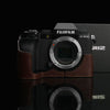 Gariz Brown Leather Camera Half Case XS-CHXS10BR for Fuji X-S10