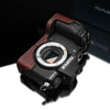 Gariz Brown Leather Camera Half Case XS-CHXS20BR for Fuji X-S20