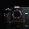 Gariz Brown XS-CHA1BR Genuine Leather Half Case For Sony A1