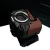 {DISCONTINUED} Gariz Brown XS-CHEOSR5BR Genuine Leather Half Case for Canon EOS R5