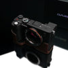 Gariz XS-CHA7CBR Brown Leather Camera Half Case for Sony A7C