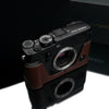 Gariz XS-CHXP3BR Brown Leather Half Case for Fuji X-Pro 3