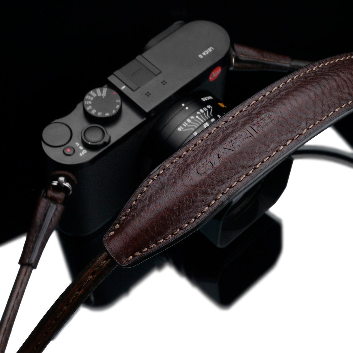 Gariz XS-CSNLBR Large Size Genuine Leather Camera Neck Strap for Mirrorless Cameras Brown
