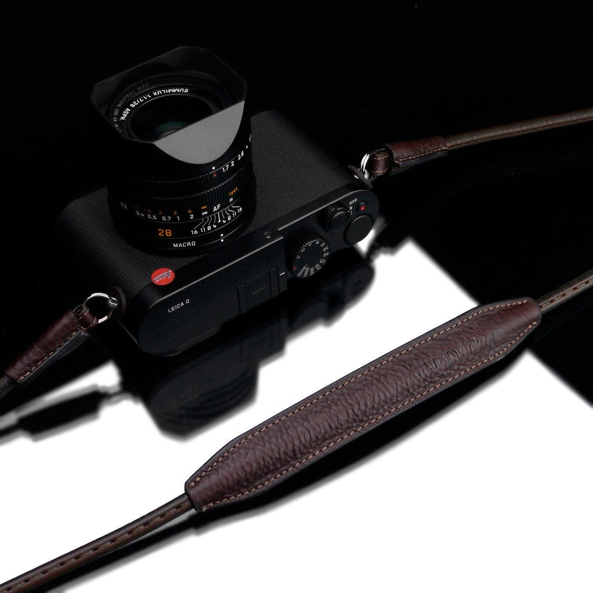 Gariz XS-CSNSBR Small Size 80cm Genuine Leather Camera Neck Strap for