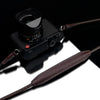 Gariz XS-CSNSBR Small Size 80cm Genuine Leather Camera Neck Strap for Mirrorless Cameras Brown